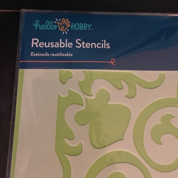 New Set Hello Hobby Reusable Stencils - 5 Designs - Crafts Graffiti DIY Painting - Picture 3 of 8